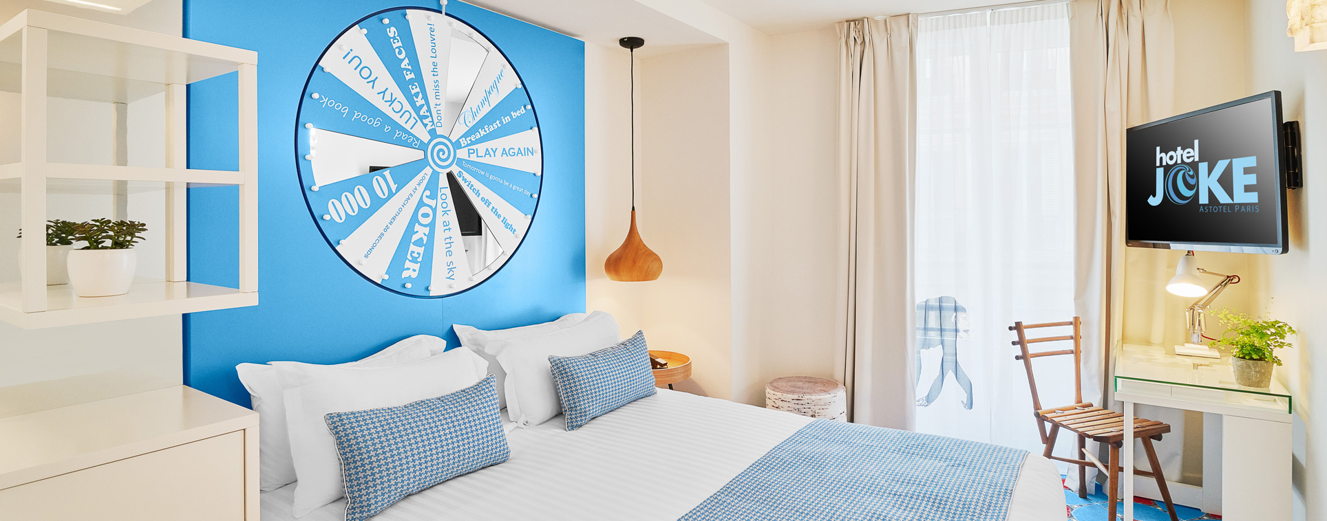 Chambre Double Standard Bleue 1