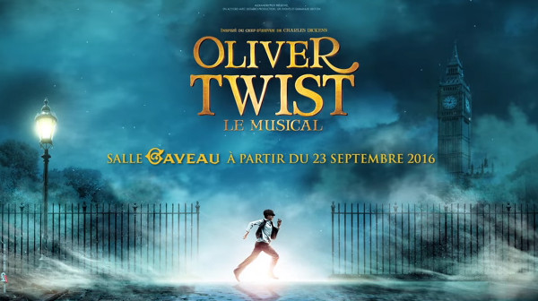Affiche Spectacle Oliver Twist Le Musical Salle Gaveau Paris Acc80 Partir Du 23 Septembre 2016 Crecc81ation Franccca7aise De Shay Alon Et Christophe Delarue Mise En Scecc80ne Ladislas Cholat