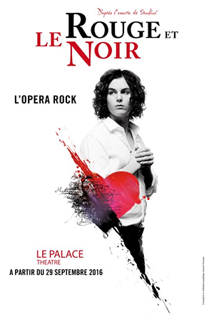 Affiche Rouge Et Noir