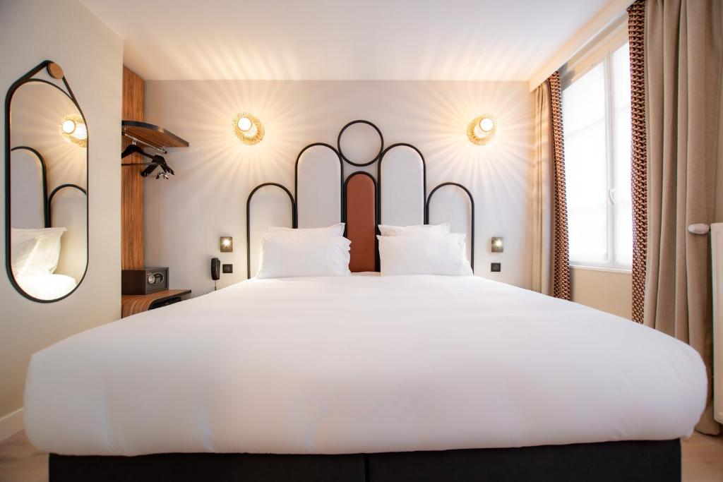 Chambre double Hôtel de l’Espérance - Booking