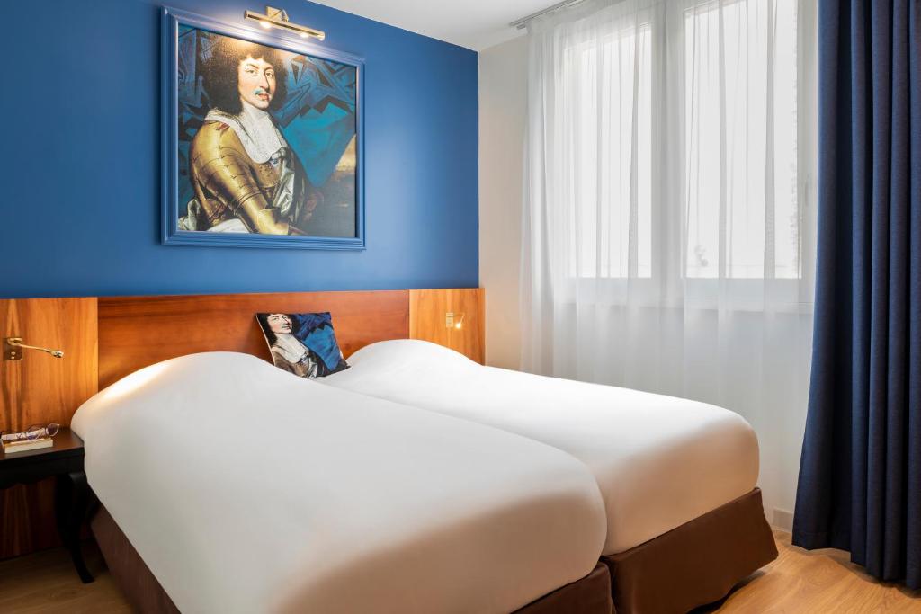 Chambre twin Hôtel des Lys - Booking