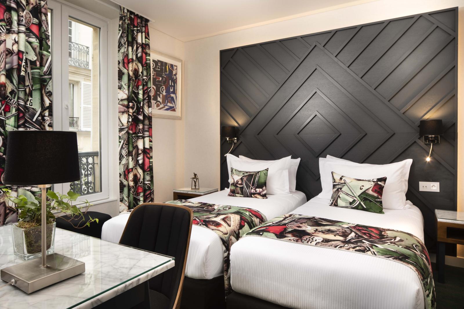Hôtel des Arts Montmartre - chambre twin - Hôtel des Arts Montmartre