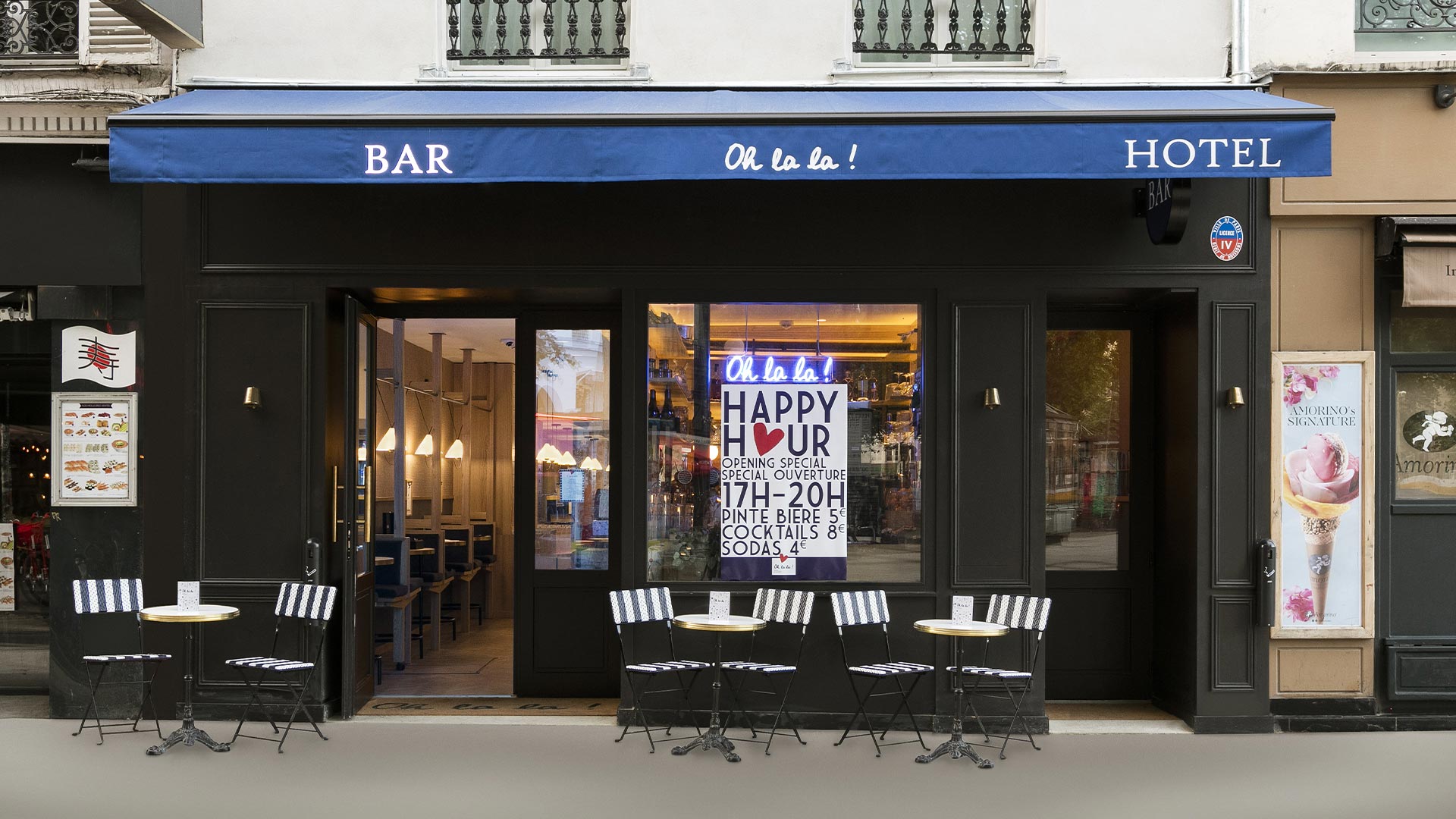 Oh la la ! Hotel Bar Paris Bastille sur Hôtel à Paris