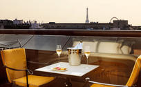 Vue Tour Eiffel depuis terrasse chambre executive - Madame Rêve